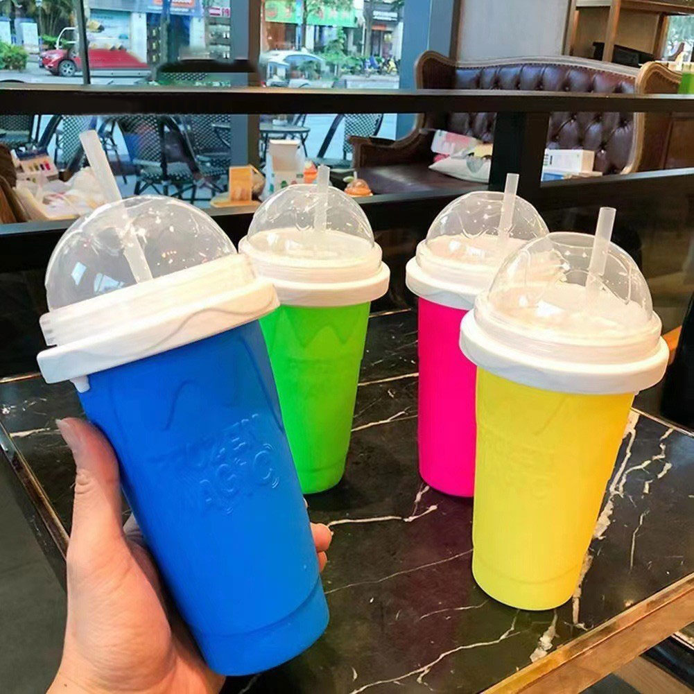 Slushie Machine Vending - Портативный стакан для смузи с крышкой,