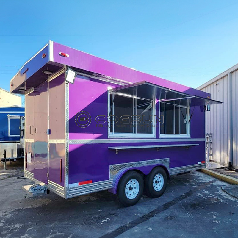 Hot Dog Vending Cart - Мобильный фургон для фастфуда COGSUN: роскошный