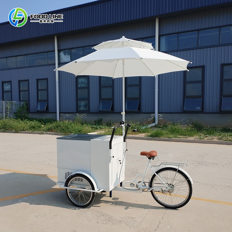 Hot Dog Vending Cart - Индивидуальный электрический велосипед-фургон для мороженого с