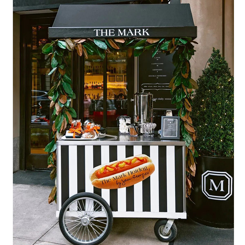 Горячая продажа, металлическая – обзор и цена Hot Dog Vending Cart